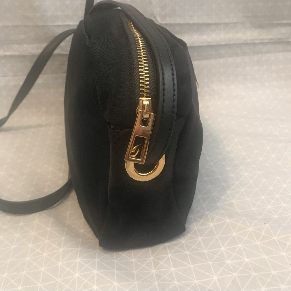 Bimba y Lola Black Nylon & Leather Crossbody Bag - Picture 4 of 12